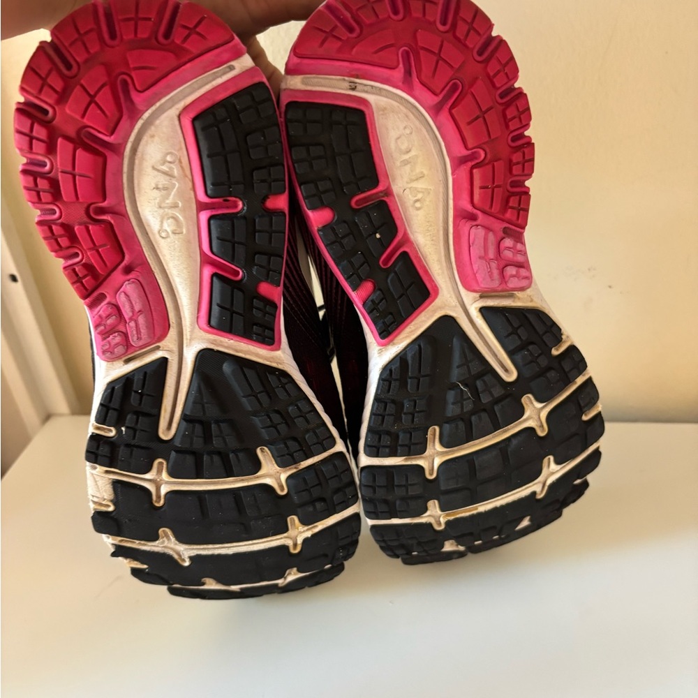 Brooks Women's Athletic Shoes - Black and Pink - Picture 7 of 9
